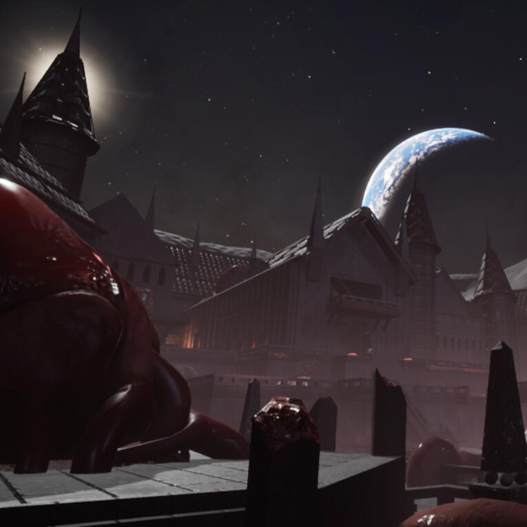 Still image from the game